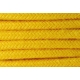 żółty przewód w bawełnianym oplocie